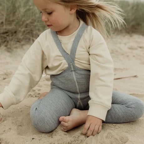 SILLY Silas　RETRO RIBBED FOOTLESS TIGHTS - Marshmallow Sky
