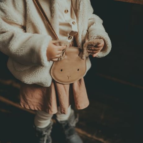 Donsje Britta Exclusive Purse Winter Bunny Light Rust Leather