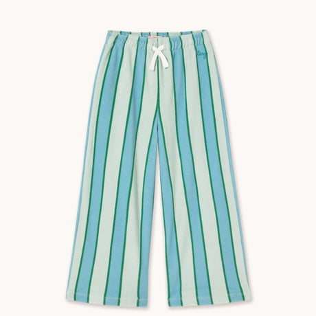 tiny cottons  Retro Stripes Blue Towel Pant