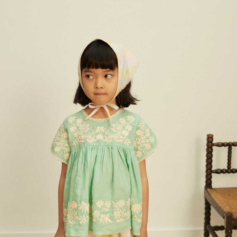 Apolina STEVIE BLOUSE - SEAGLASS | Baby Style LAB