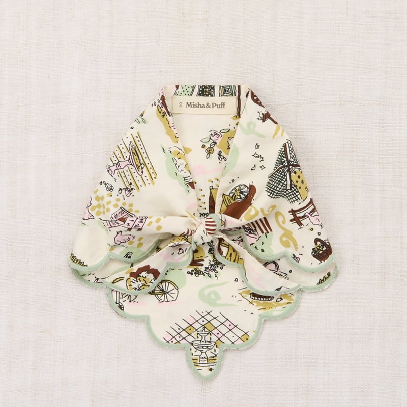 Misha & Puff SCALLOP SCARF - MARZIPAN STORYLAND