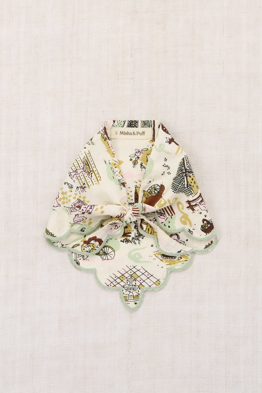 Misha & Puff SCALLOP SCARF - MARZIPAN STORYLAND