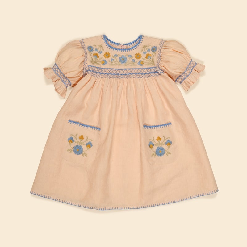 Apolina DORA DRESS - SATIN PINK | Baby Style LAB