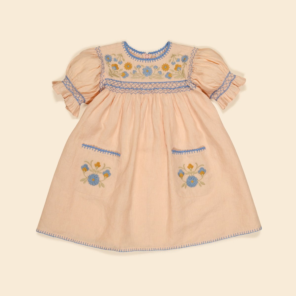 Apolina DORA DRESS - SATIN PINK | Baby Style LAB