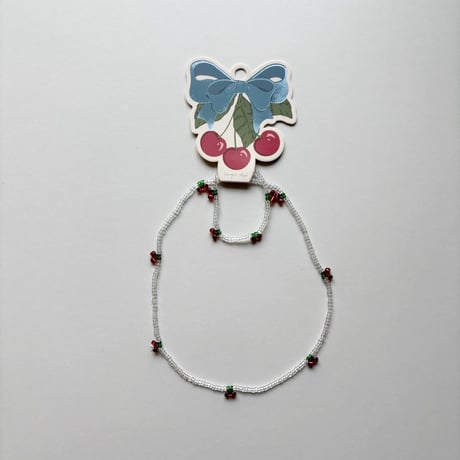 KongesSløjd  PEARLY CHERRY NECKLACE AND BRA