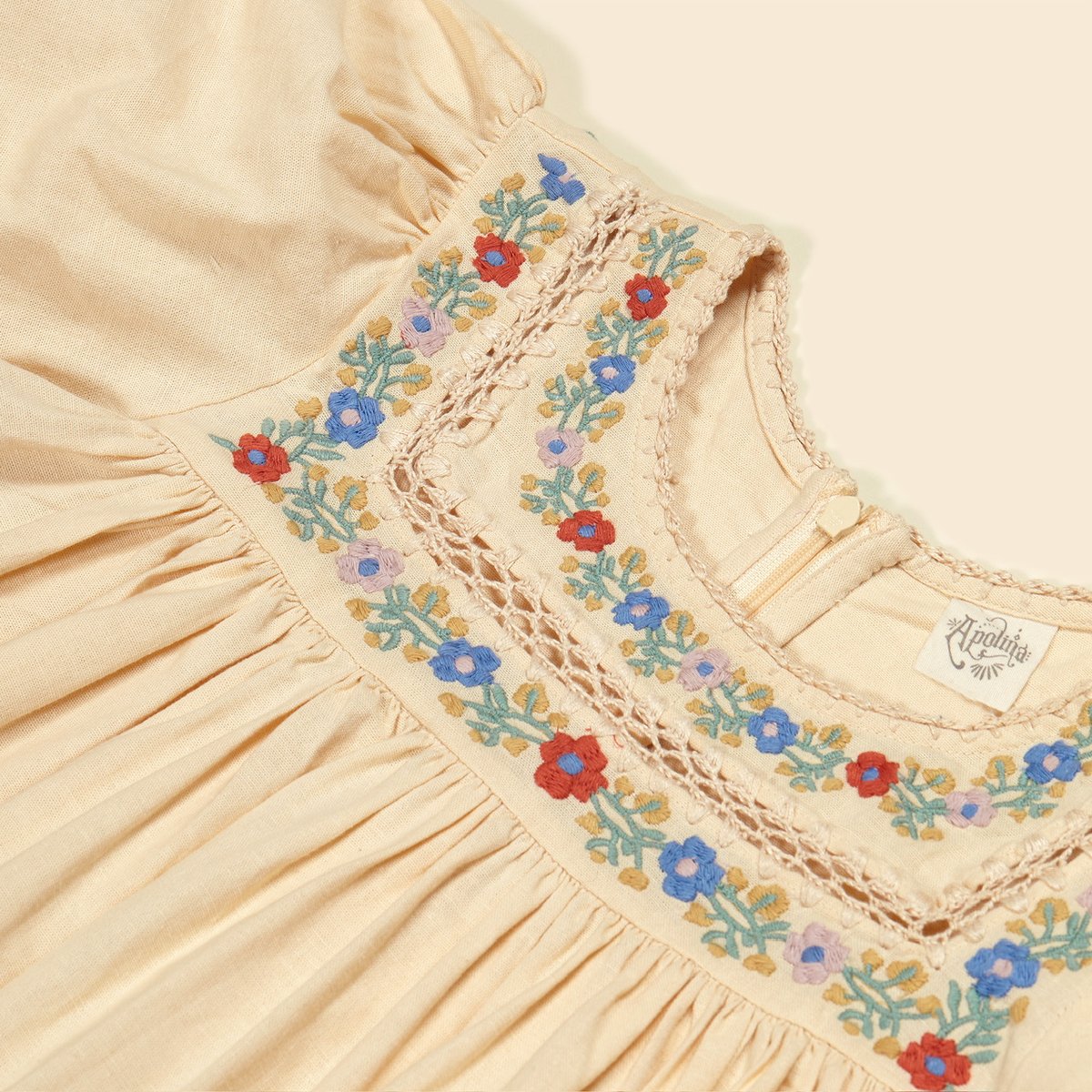 ワンピース Apolina Patsy Dress - Milk 7-9y fit=scale-down,w=1200