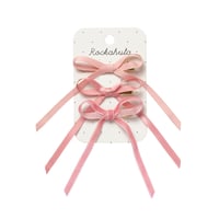 Rockahula Kids   Very Cutesy Long Bow Clips - pink
