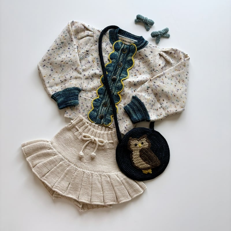 Misha & Puff Ruffle Meadow Owl Circle Bag - I