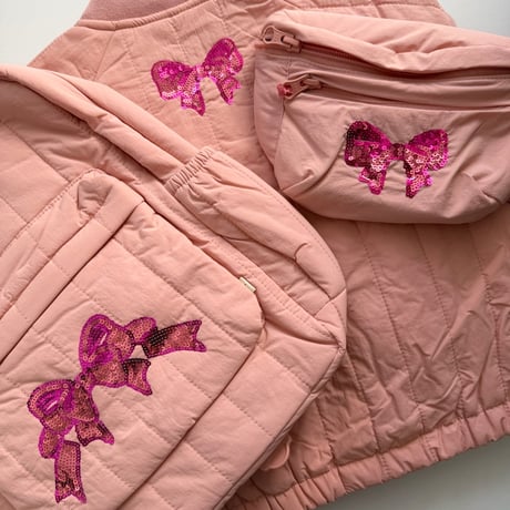 KongesSløjd　JUNO SEQUIN BOMBER JACKET - ROSETTE