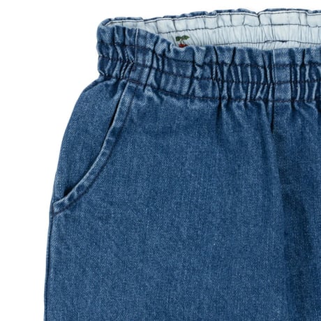 Konges Sløjd MAGOT FRILL PANTS GOTS - DENIM BLUE
