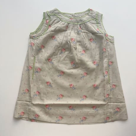 CARAMEL 　GINGER BABY DRESS - ROSE BOUQUET PRINT