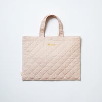 スクールグッズシリーズ　キルティングバッグ   ピンク