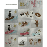 刺繍オプション（Summer限定モチーフ＆限定文字カラー）