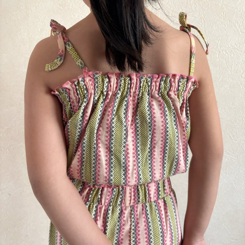 【Misha & Puff】sydney top 4y Misha & Puff SYDNEY TOP - AURA VAQUERO STRIPE |