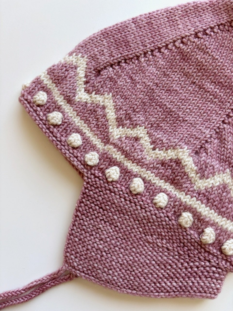 Misha & Puff Zig Zag Pointy Peak Hat - Antique