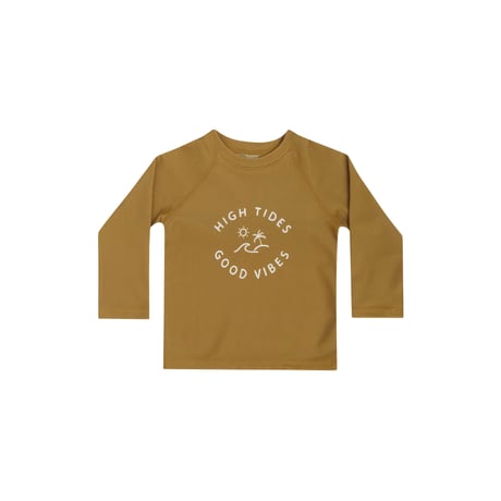 Rylee + Cru　RASH GUARD - OCHRE