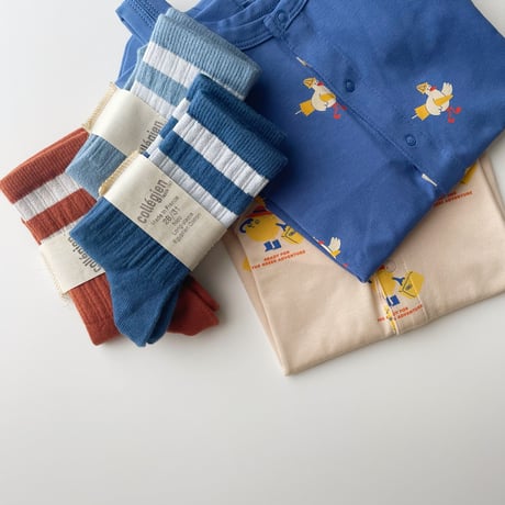 Collegien Nico - Ribbed Varsity Crew Socks