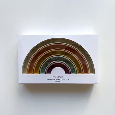Mushie Rainbow Stacking Toy