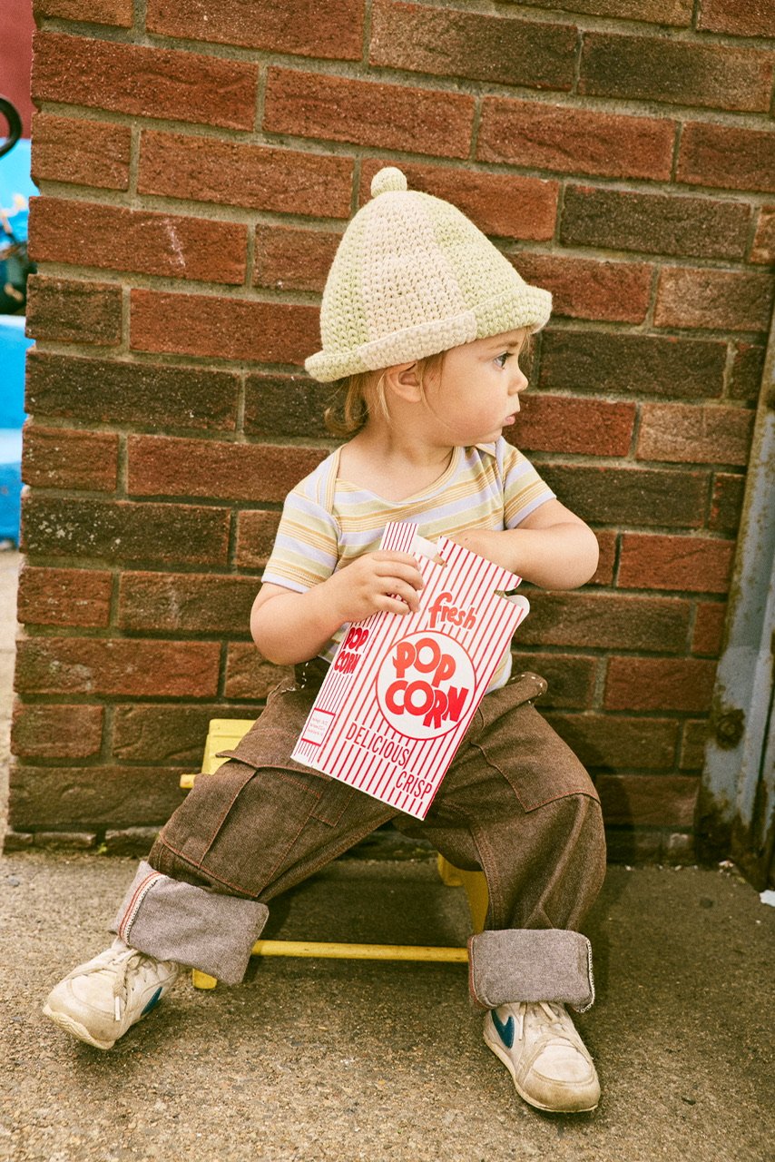 Misha & Puff BABY CROCHET TULIP HAT - AVENTURIN