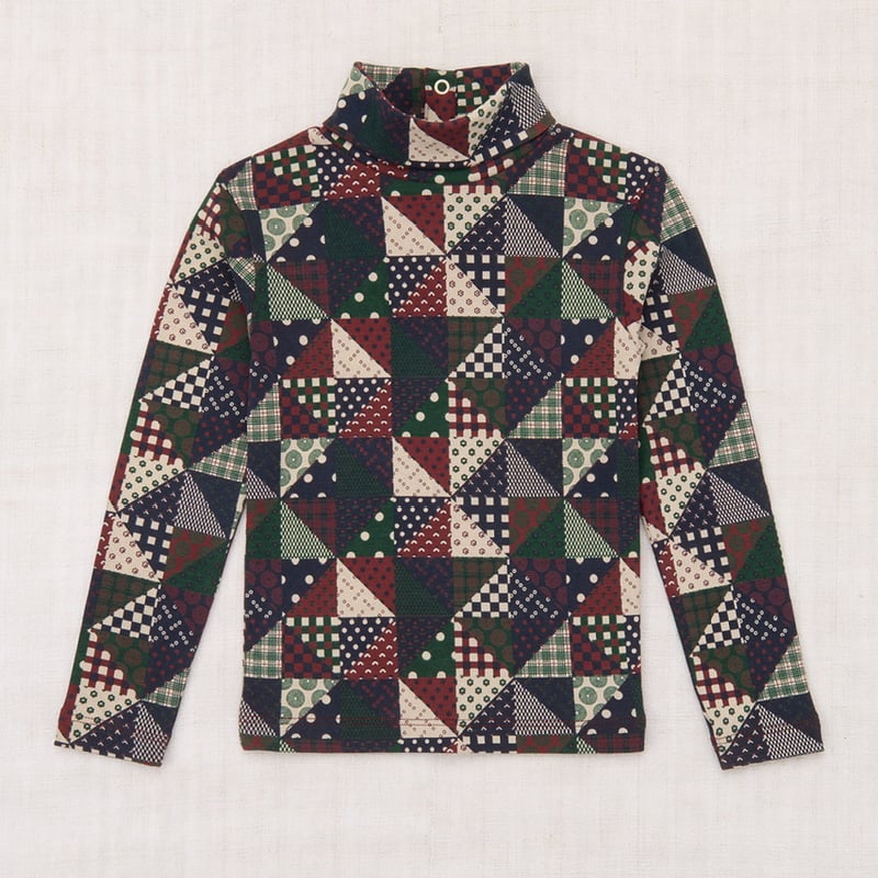 Misha & Puff Turtleneck - Madder Root Patchwork