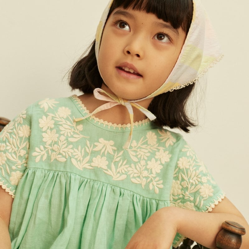 Apolina STEVIE BLOUSE - SEAGLASS | Baby Style LAB
