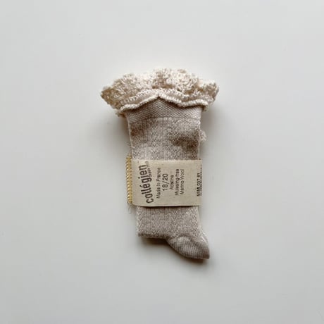 Collegien  Adeline - Pointelle Merino Wool Knee-hig