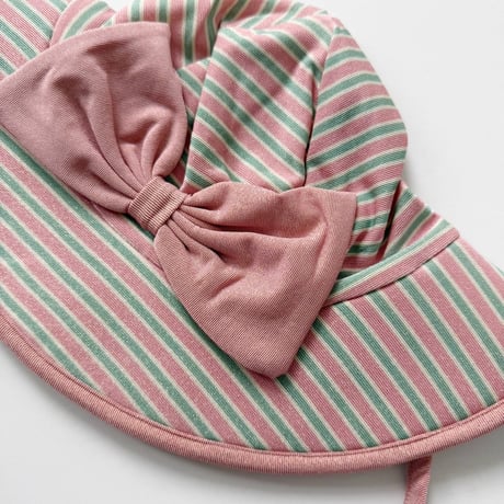 Konges Sløjd　BOWWOW SWIM HAT - BLUSH STRIPE