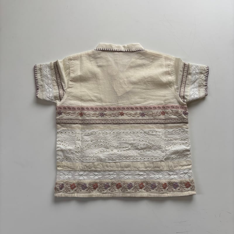 Apolina DONNY RIBBONS SHIRT - CREAM | Baby Sty