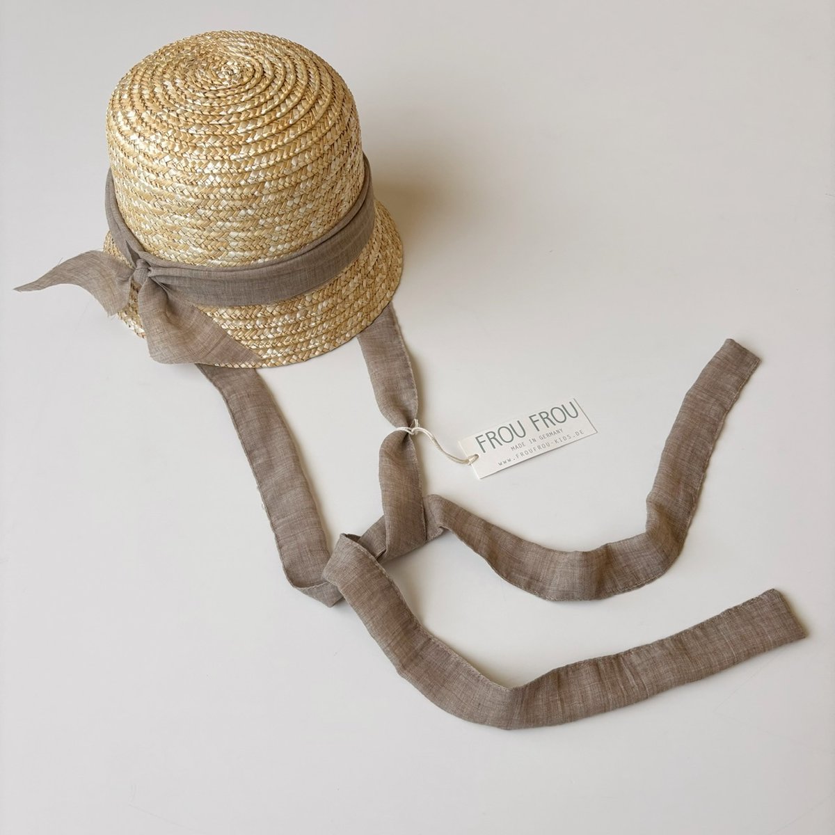 FROU FROU 麦わら帽子 sand サイズL FROU FROU THE BUCKET HAT - sand | Baby Style LAB