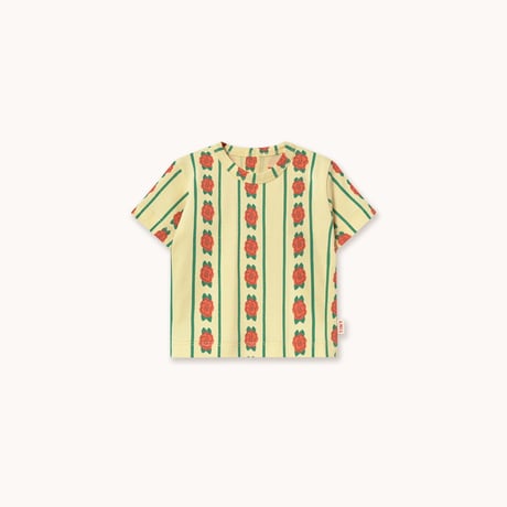 tiny cottons  Rose Pattern Knitted Baby Tee