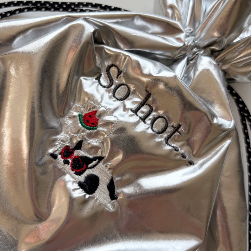 新品未開封♡BabyStyleLABドローイングバッグ メタリックシルバー M ドローイングバッグ Mサイズ(取っ手付き) | Baby Style LAB