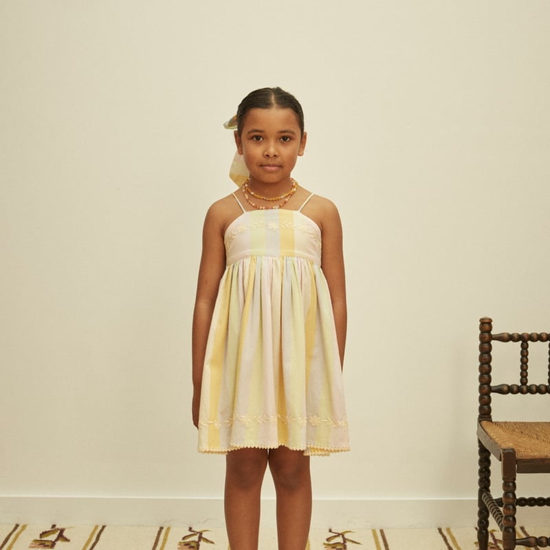 Apolina MAGRIT SUNDRESS - PAINTERS STRIPE | Ba