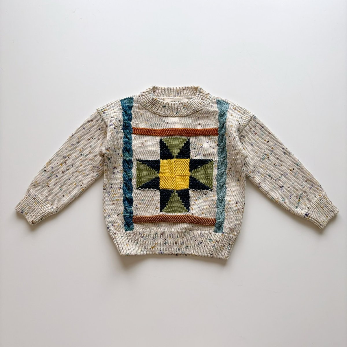 Misha & Puff Nova Quilt Pullover - Iris Confett