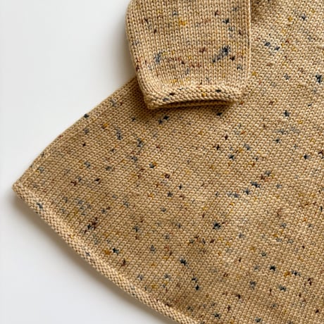 Misha & Puff　Scallop Yoke Tunic Dress - Camel confetti