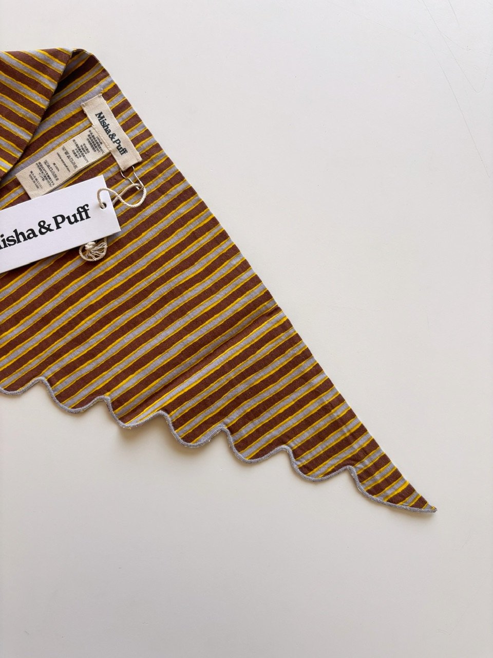 Misha & Puff SCALLOP SCARF - COLA PAINTERLY STR