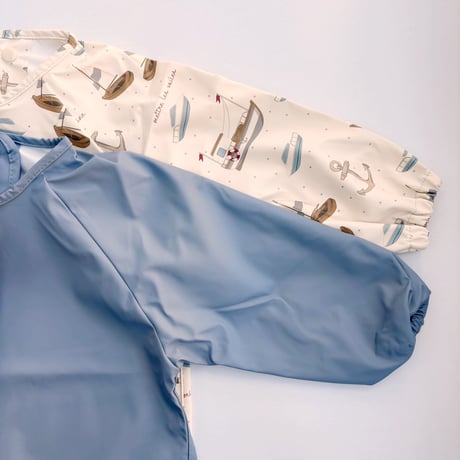 Konges Sløjd　2PACK DINNER BIB WITH SLEEVES - SAIL AWAY