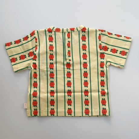 tiny cottons  Rose Pattern Knitted Baby Tee