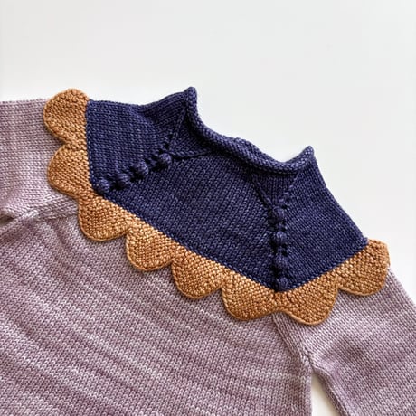 Misha & Puff　Scallop Yoke Tunic Dress - Periwinkle