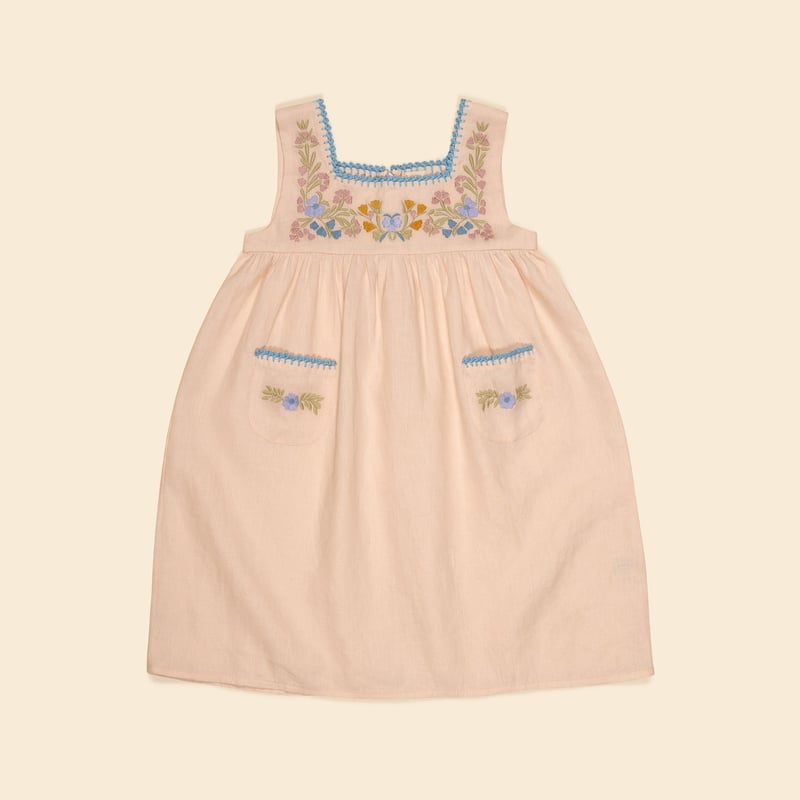 Apolina TABITHA DRESS - BLUSH | Baby Style LAB