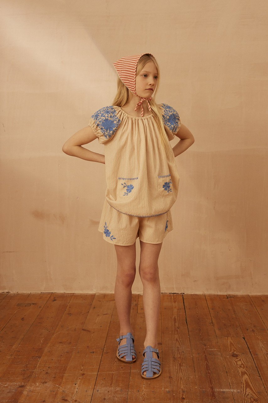 ワンピース Apolina Bessie Pinafore Cazan Stripe Apolina Bessie Pinafore Cazan Stripe