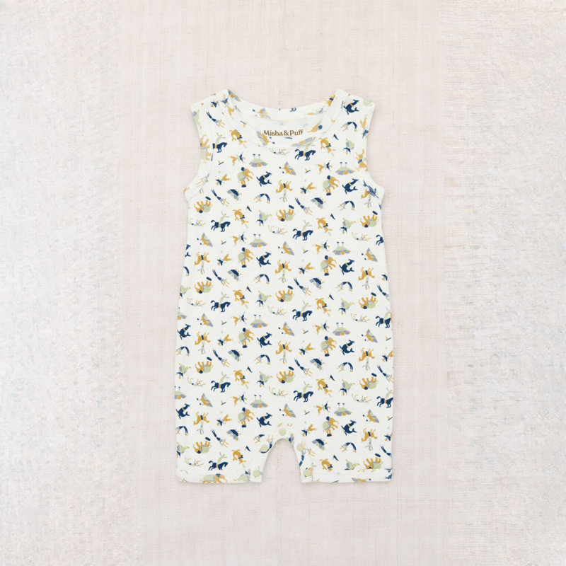 Misha & Puff BABY TANK ROMPER - MARZIPAN CIRCUS