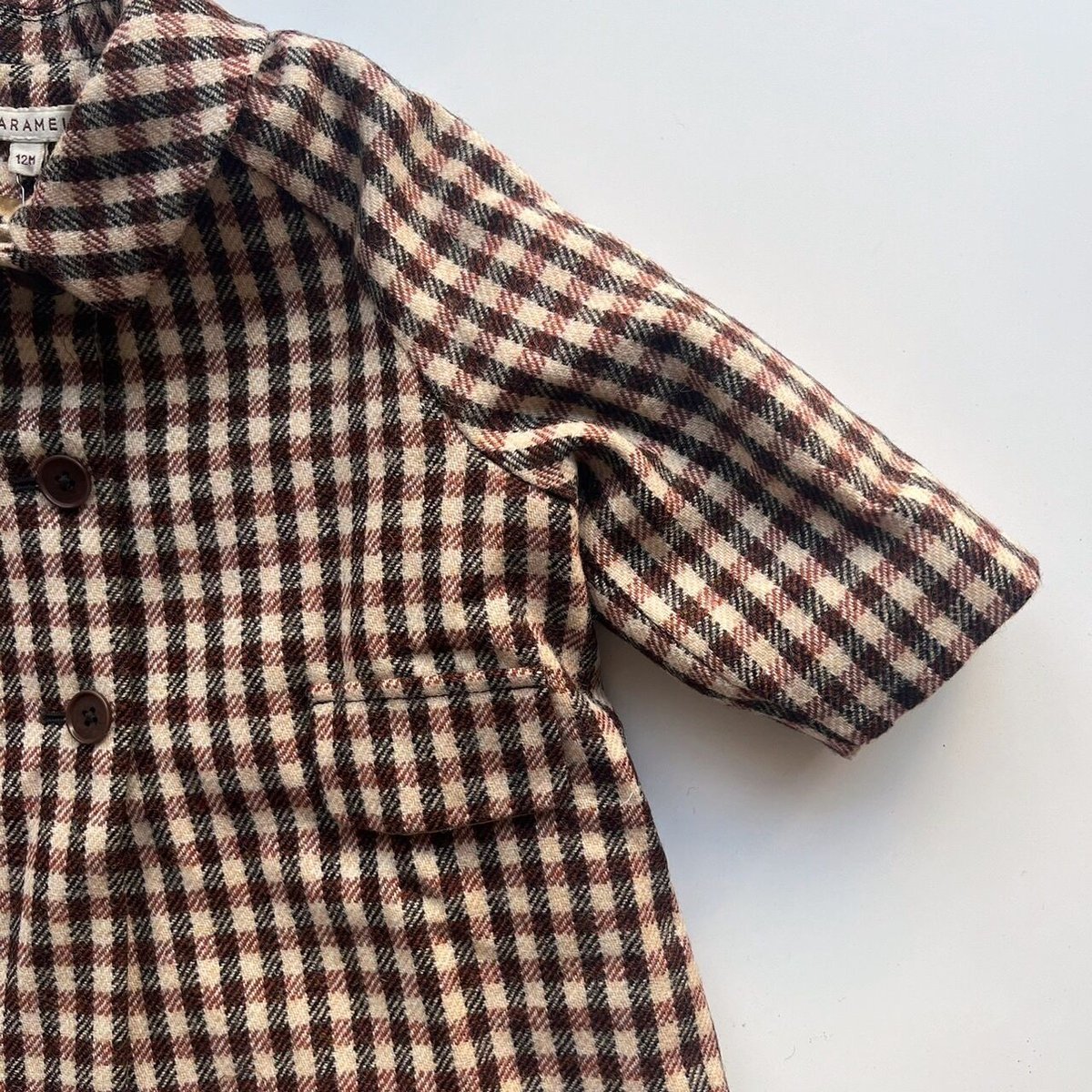 CARAMEL チェックコート　4Y fit=scale-down,w=1200