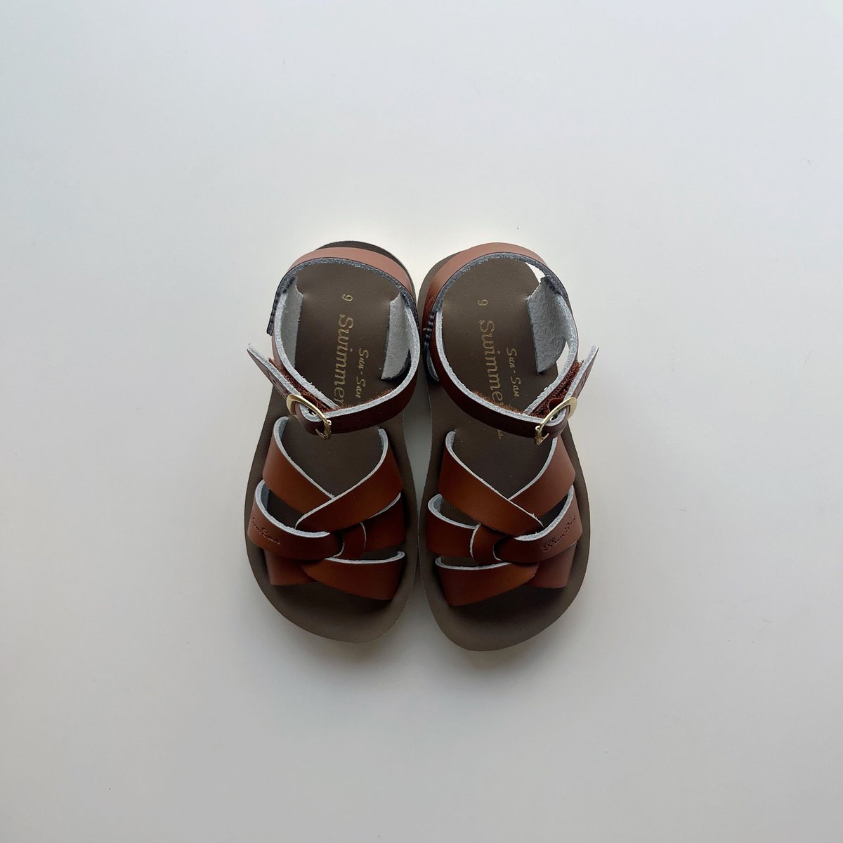 Salt Water Sandals Swimmer - Tan US9-12 | Baby