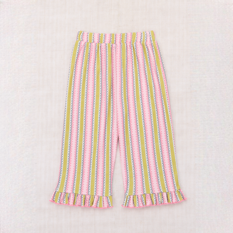 Misha & Puff RUFFLE PEDAL PUSHER - AURA VAQUERO