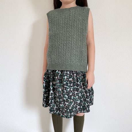 FUB Skirt - Pale sage / Forest
