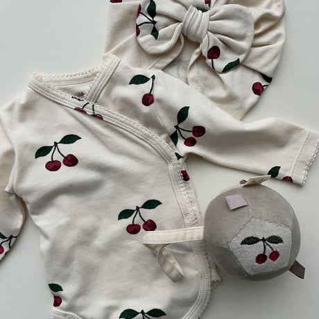 Konges Sløjd  BASIC LS NEWBORN BODY GOTS/MA GRANDE CERISE