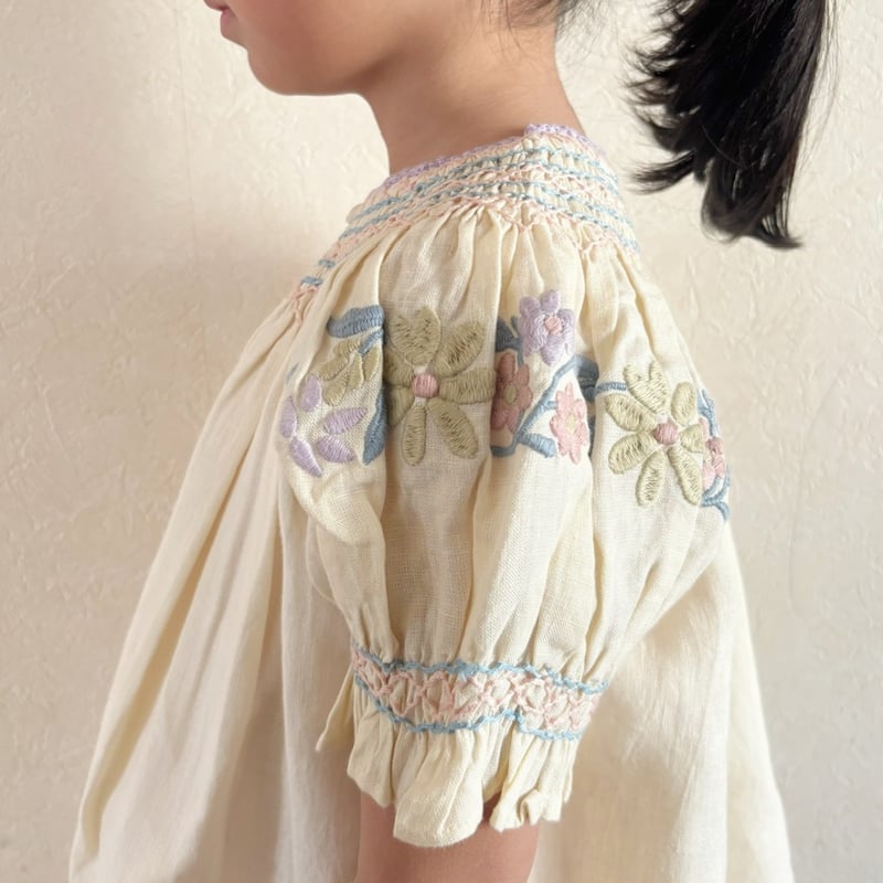 Apolina VERNA SMOCK DRESS - CREAM | Baby Style