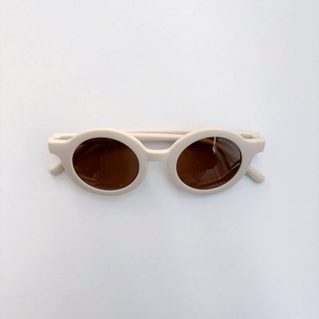 GRECH＆CO  Original Round  Bendable & Polarized Sunglasses - Sand