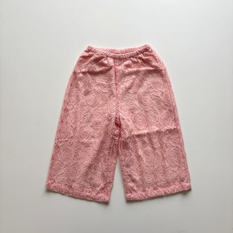 tiny cottons LACE FABRIC PANT - pink