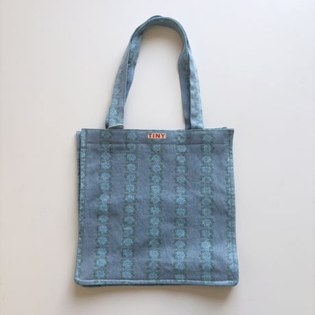 tiny cottons  Blue Flowers Tote Bag